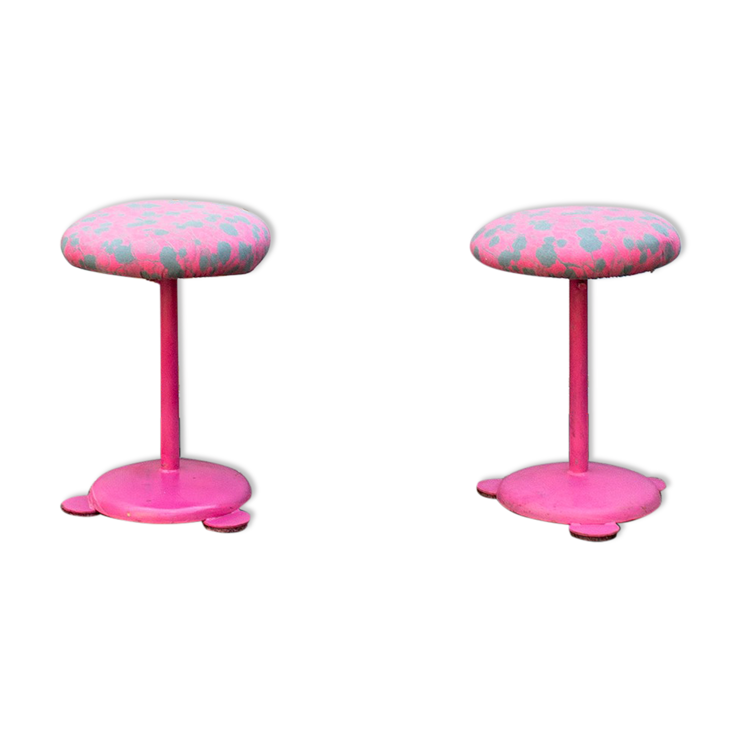 Paire de tabourets, Italie années 80