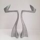 Pair of Swan candlesticks by Matthew Hilton for SCP England