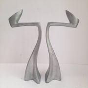 Pair of Swan candlesticks by Matthew Hilton for SCP England