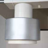 Ceiling lamp indus 2 large spots with a lampshade reflector aluminum