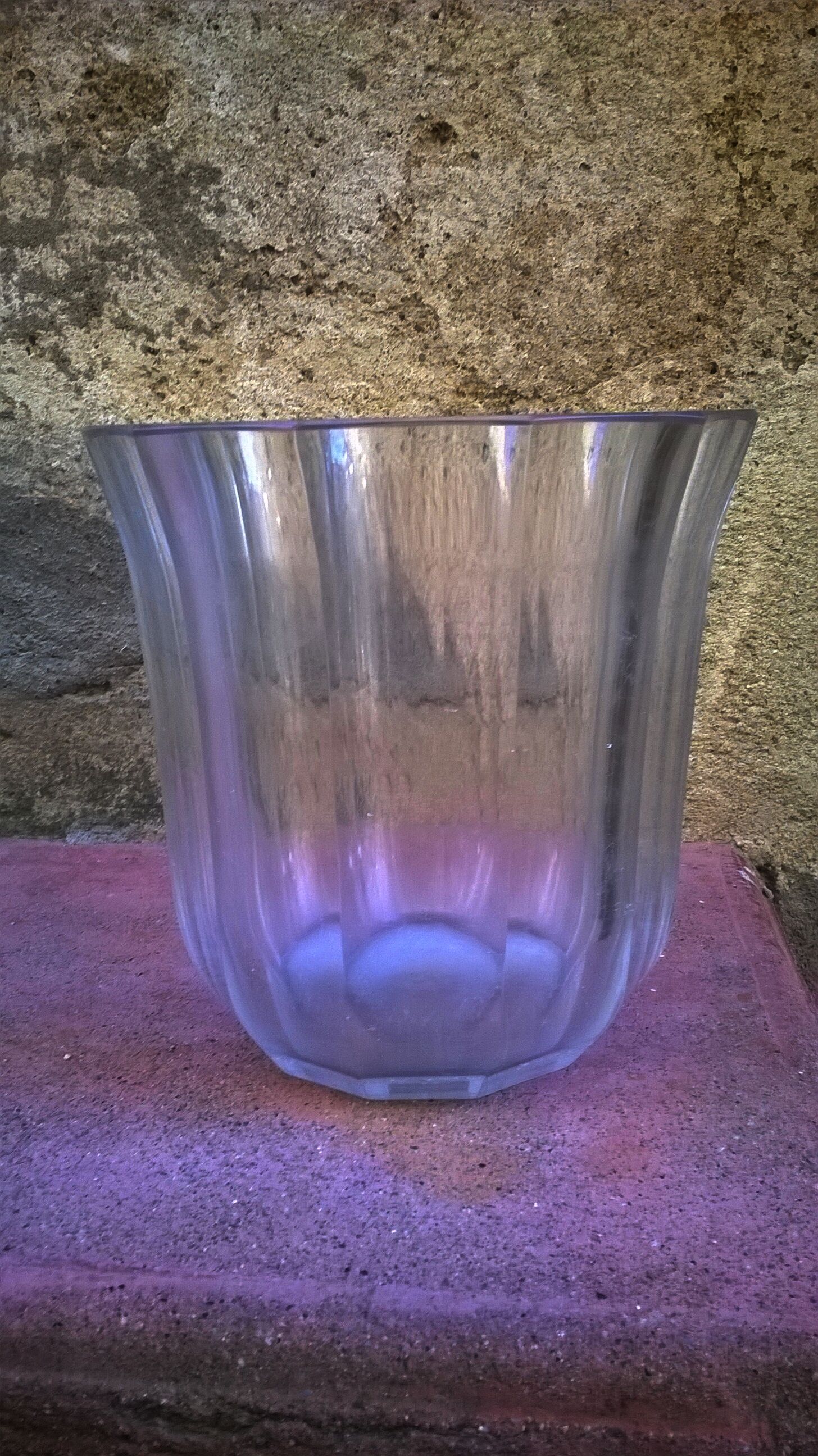 St. Louis crystal ice bucket "art deco 1930"