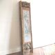 Bamboo and rice straw floral patterns screen