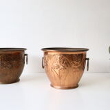 Copper pot-pots duo