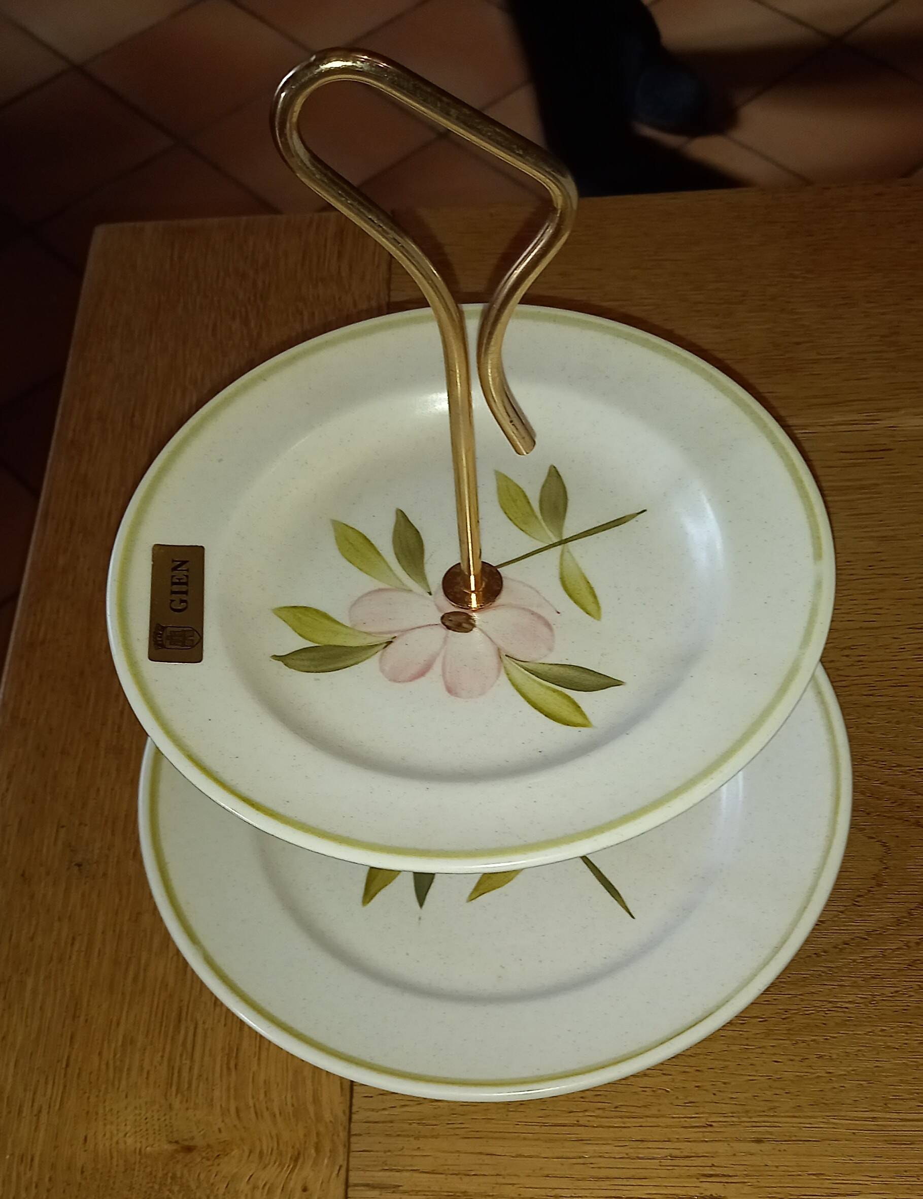Cake Stand, Delicacies, Earthenware Server from Gien