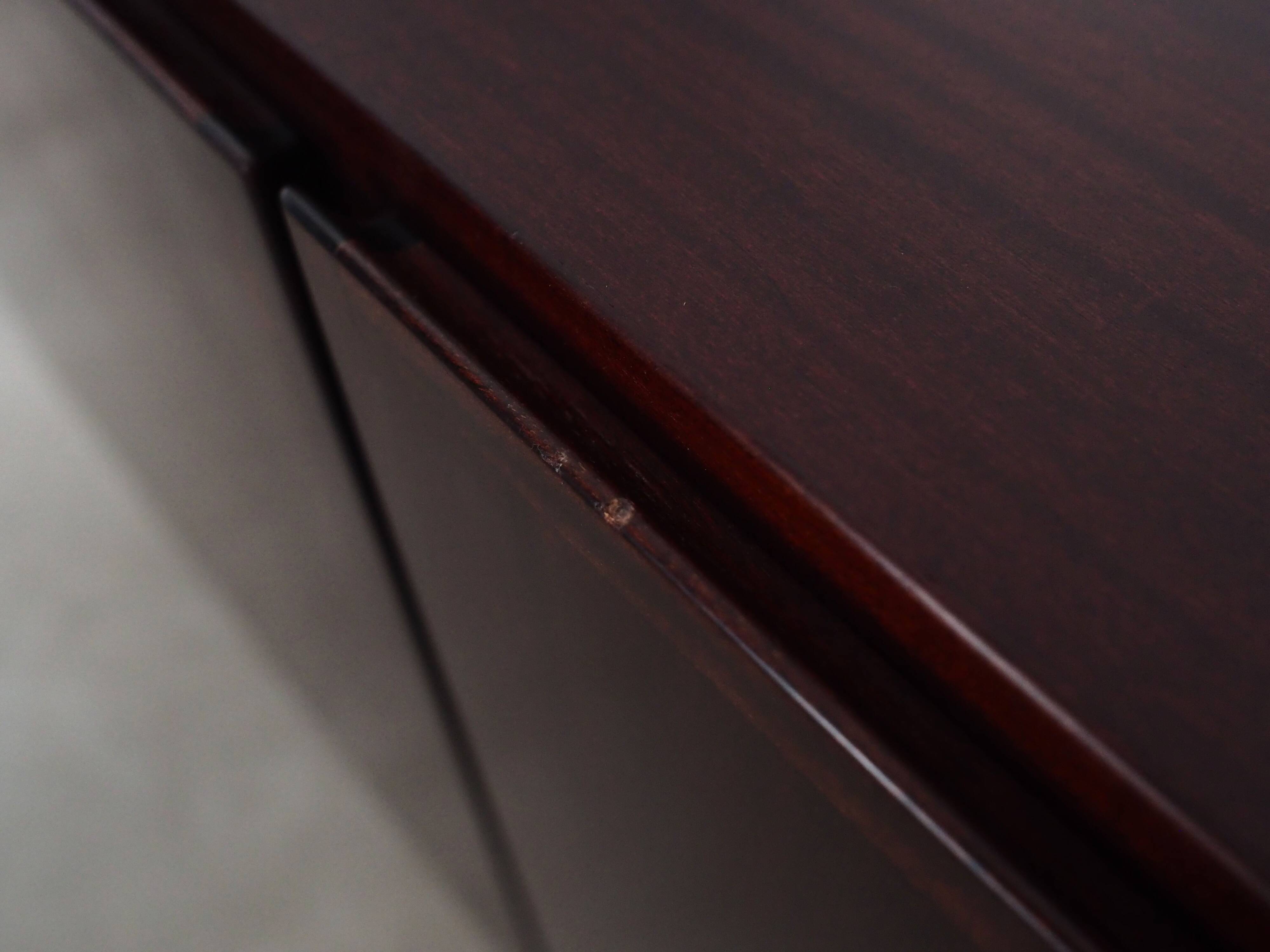 Mahogany cabinet, Danish design, 1970s, manufacturer: Omann Jun