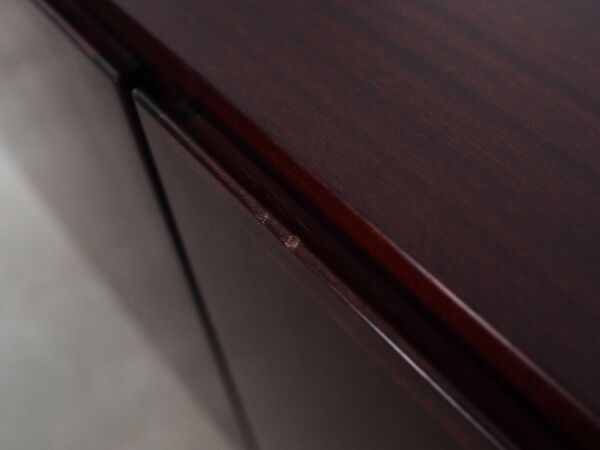 Meuble en acajou, design danois, années 1970, fabricant : Omann Jun