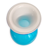 Jarrón de cristal. Italy, 1980s.