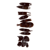 Set of 10 African masks