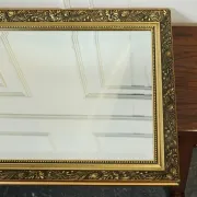 Vintage Wall Mirror Ornate with Sculpted Details
