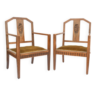 Pair of armchairs 1930s