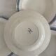 Lot of 5 hollow plates made of iron earth