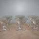 6 old champagne glasses