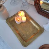 Vintage brass tray