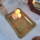 Vintage brass tray