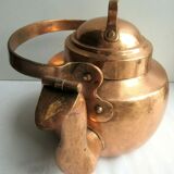 Old copper kettle, stamped, Art Deco 1930