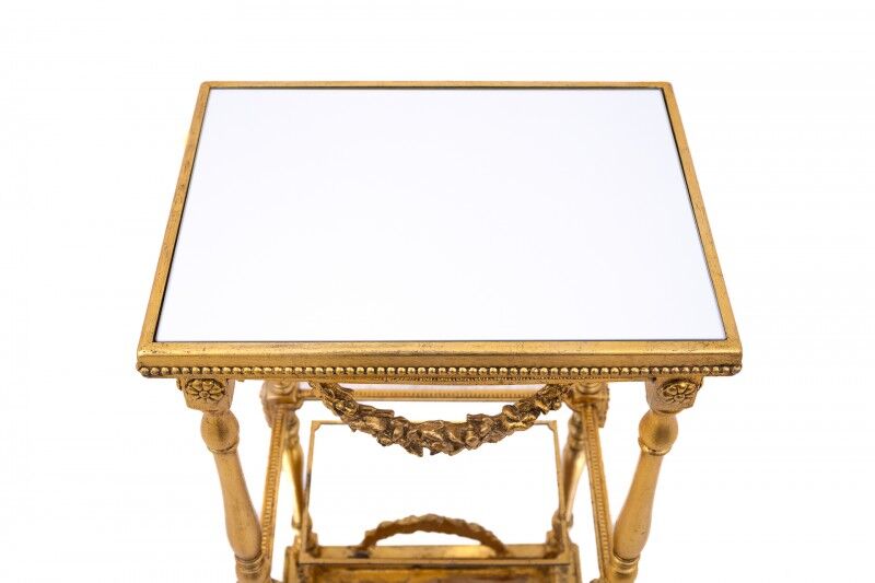 Antique table from around 1900, France.