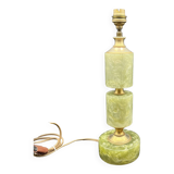 Old vintage pearly plastic lamp base