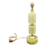 Old vintage pearly plastic lamp base