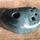 Roller spike flowers, blue-green ceramics