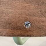 Vintage Beilrode (Germany) kindergarten chair | Almond green metal