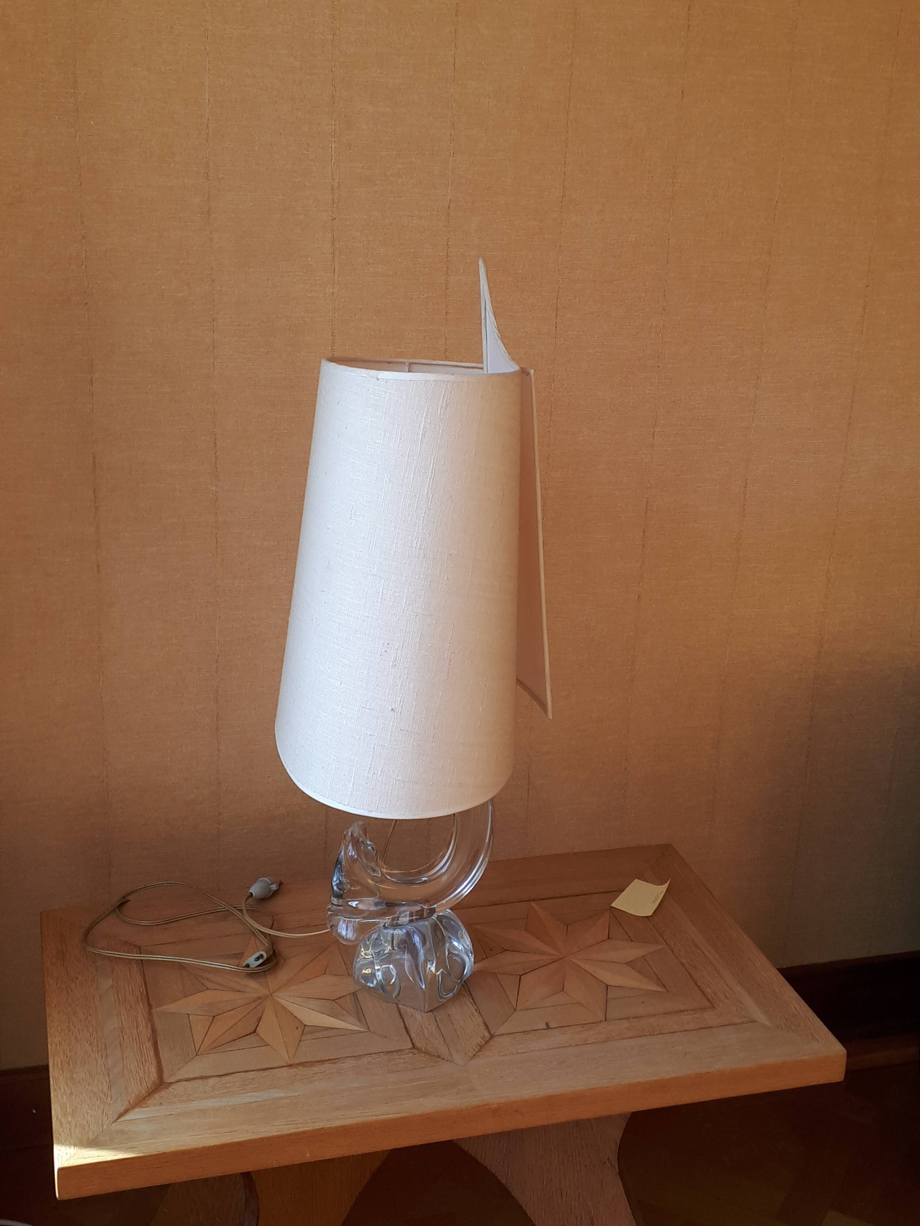 Lampe cristal de Daum