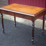 Table or desk Louis Philippe with two drawers