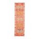 1970s Vintage Turkish Hand-Knotted Wool Cotton Red Runner Rug 96x320