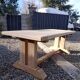 Monastery table made of solid oak.
