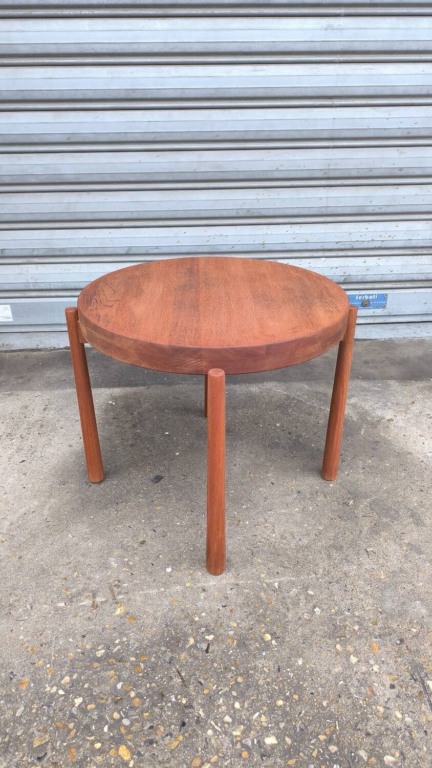 Table basse vintage en teck par Jens Qvistgaard, Danemark 1960