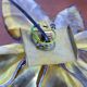 Wall sconce flower shaped and brass