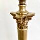 Neo classic bronze lamp foot, 2m fabric cable