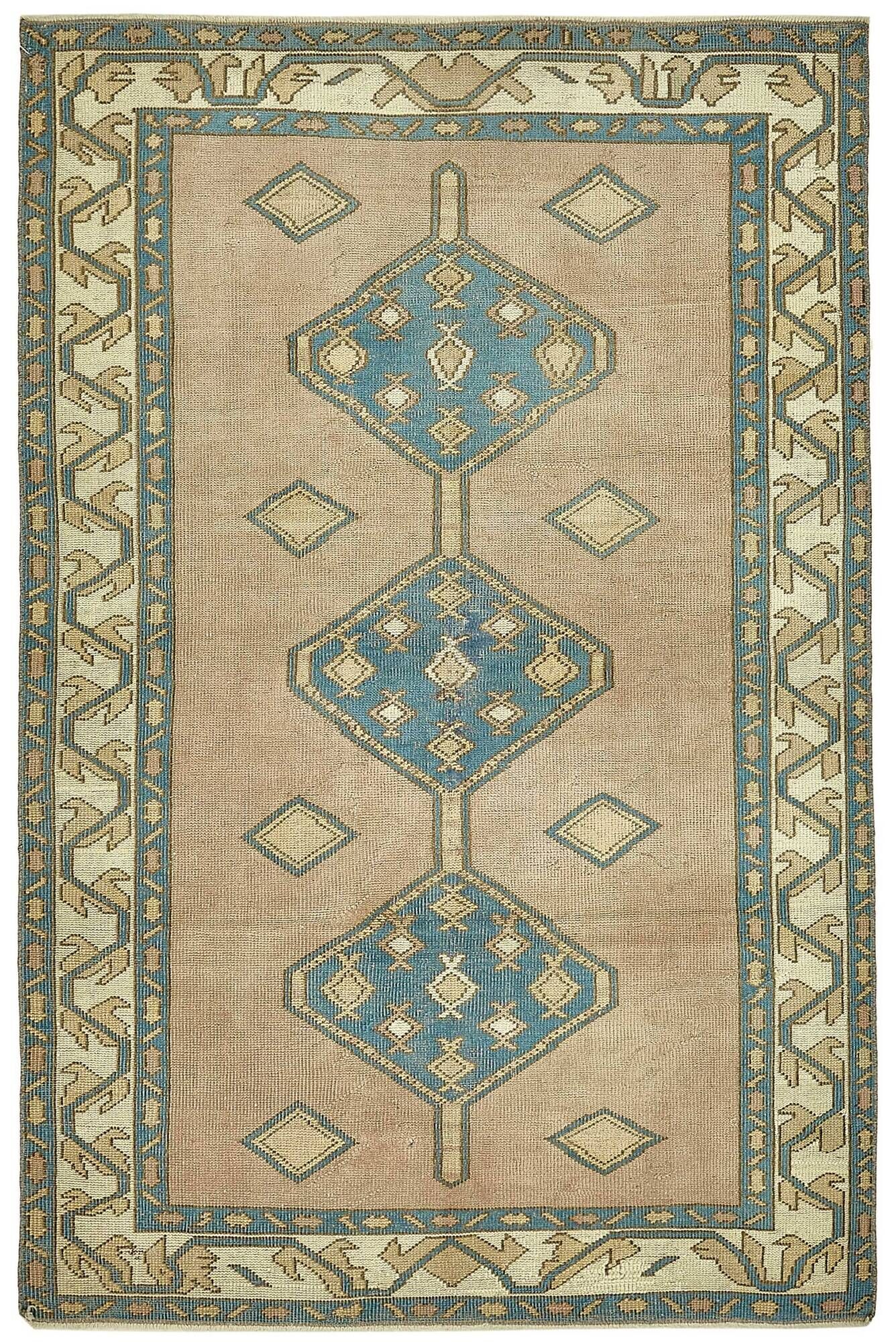 Turkish Vintage Anatolian Rug 145 cm x 220 cm