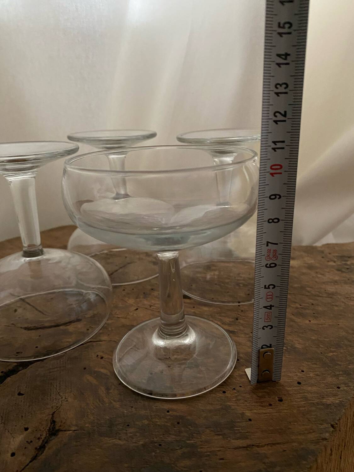 Cocktail champagne glasses