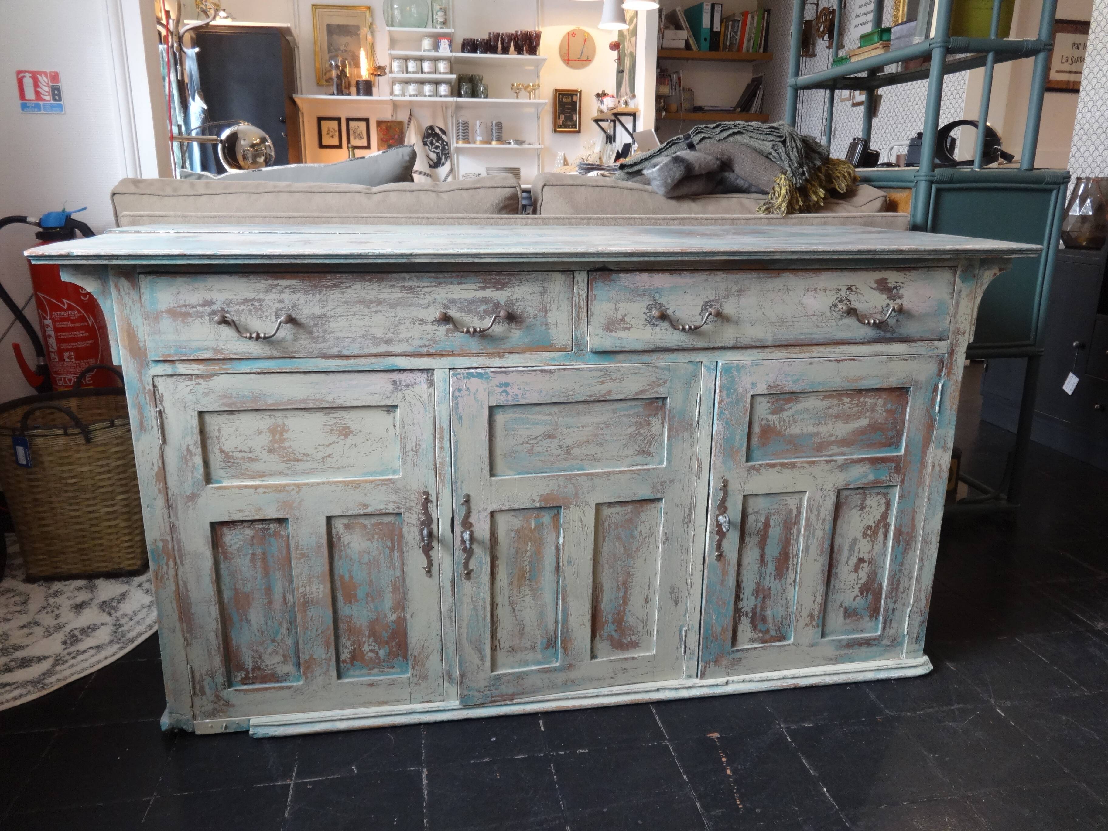 Old patina sideboard