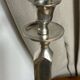 Pair of silver-plated candlesticks