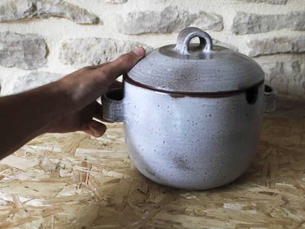 Soupière en grès Jeanne et Norbert Pierlot Ratilly