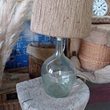 Jute rope lamp