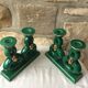 Pair of art deco candlesticks