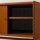 Norwegian mid-century bookshelf credenza in teak, 60s