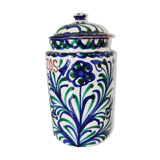 Oriental covered pot decoration flowers birds