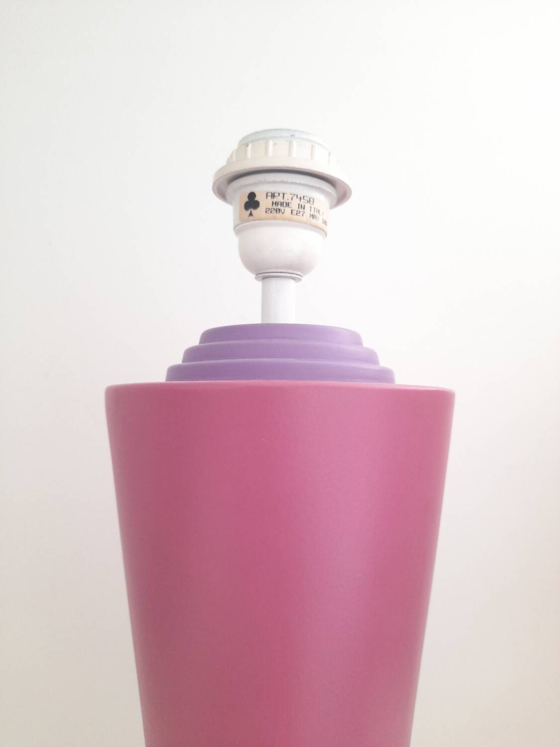 Postmodern Italian ceramic lamp base