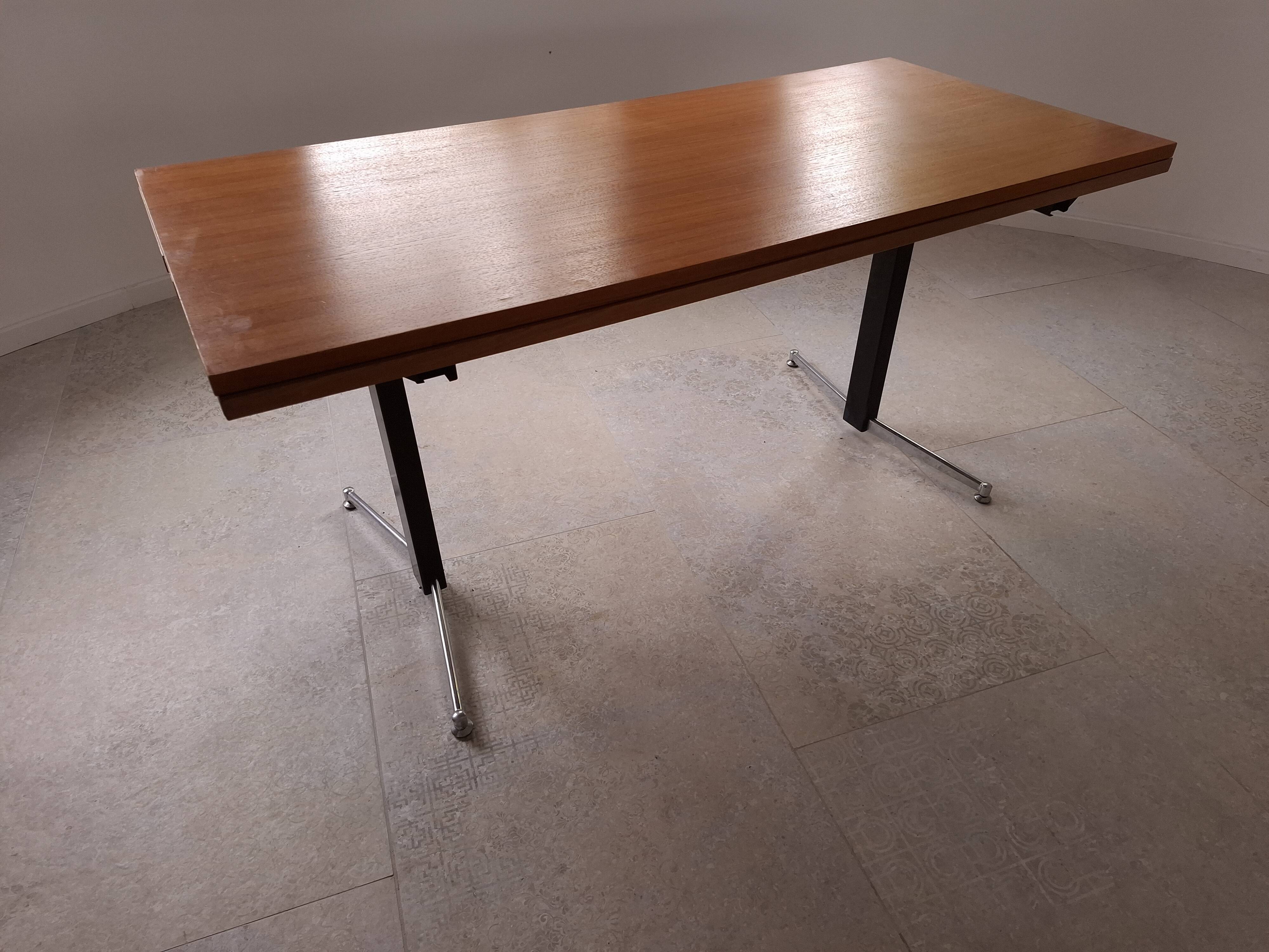 Table modulable extensible, années 50-60