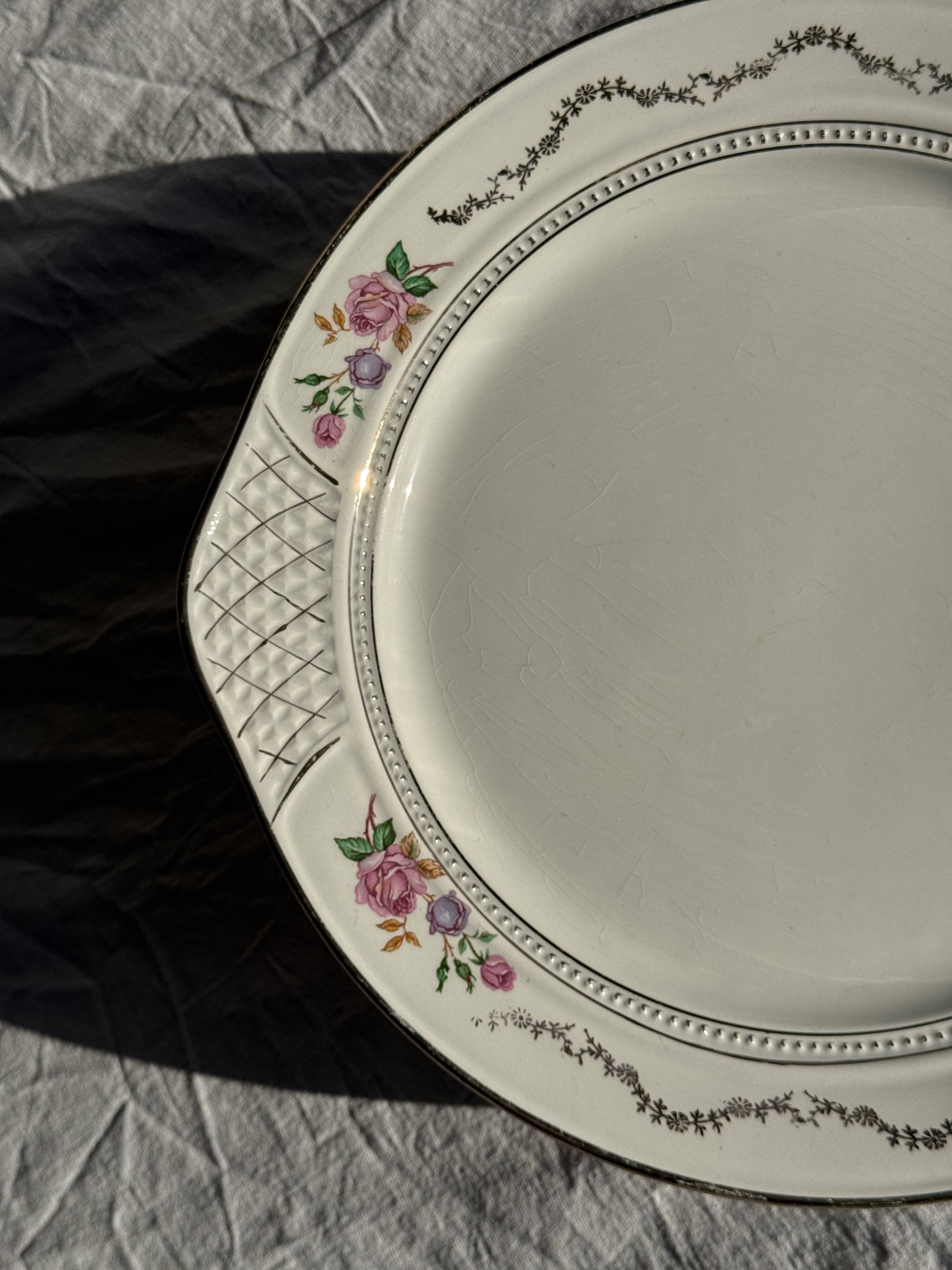 L'Amandinoise rose gold tart dish D30