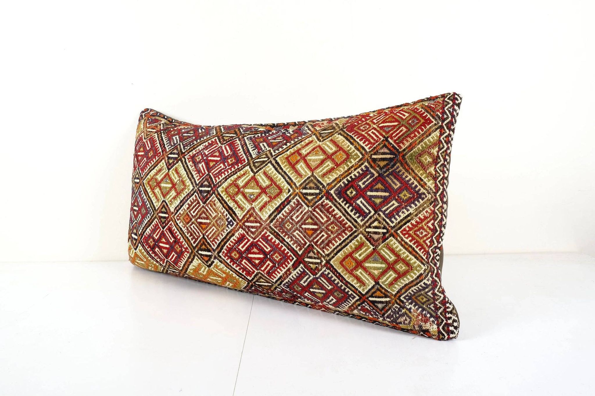 Housse de coussin turque vintage 48x89 cm