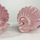 Pair of ceramic shell lamps, 1960