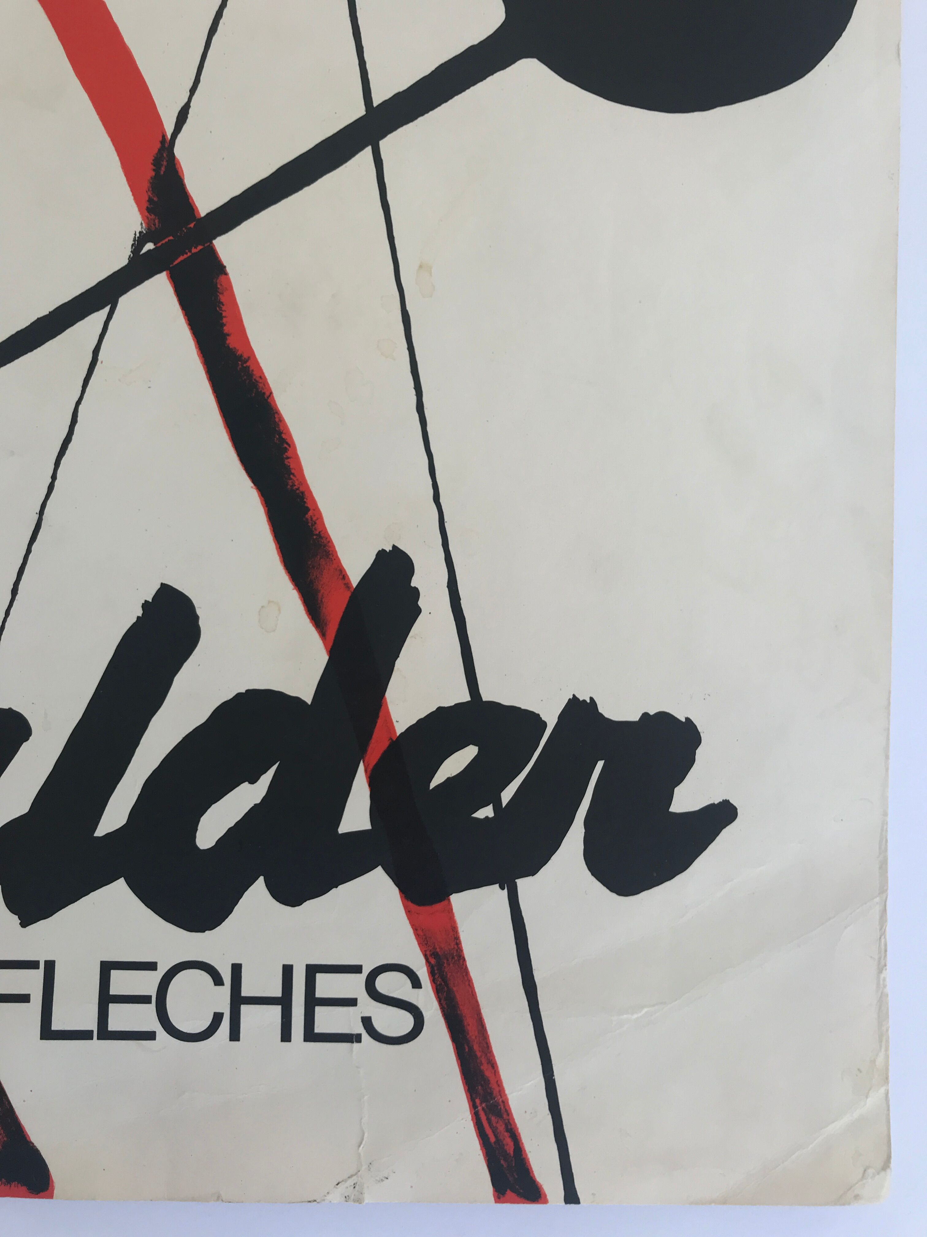 Original poster by Alexander Calder, Galerie Maeght, 1968