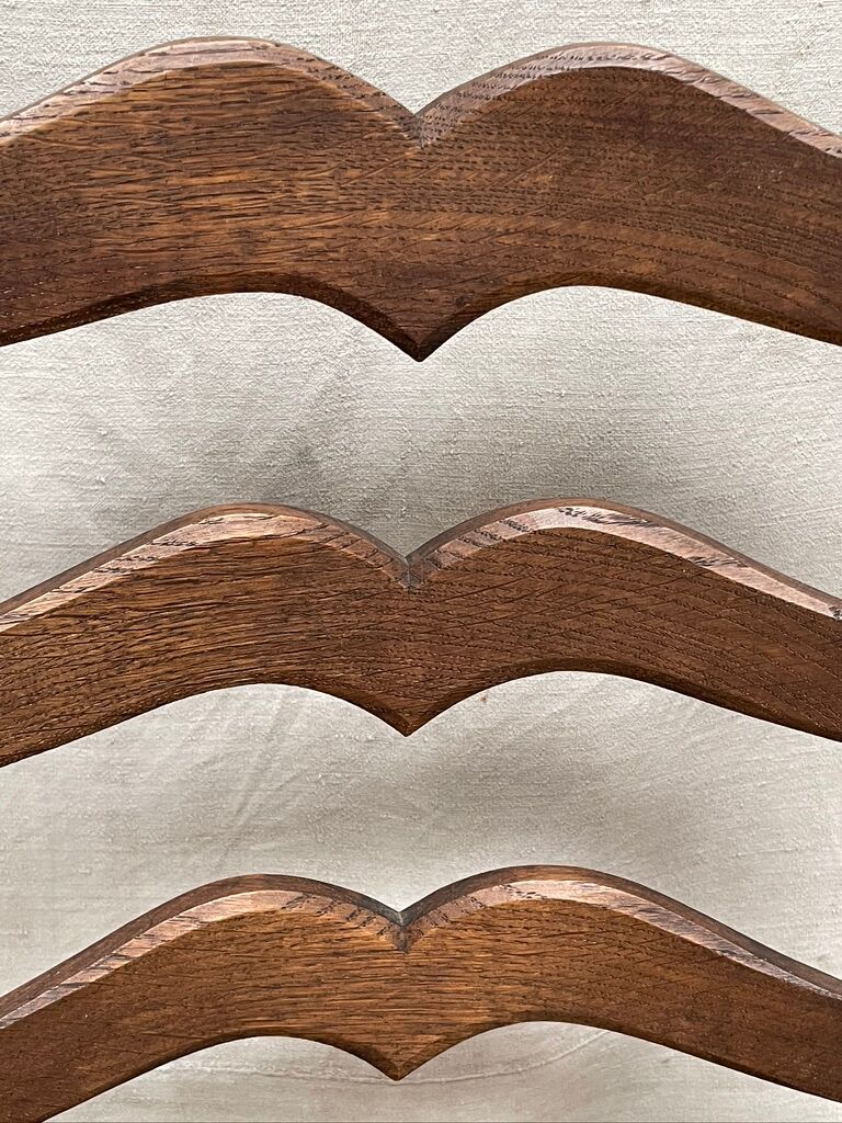 Pair of straw armchairs