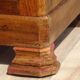 Ancienne commode Louis Philippe en noyer marbre blanc
