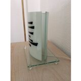 Roche Bobois vintage polished glass lamp