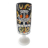 Vase gobelet en céramique laquée noire par Roger Capron, France